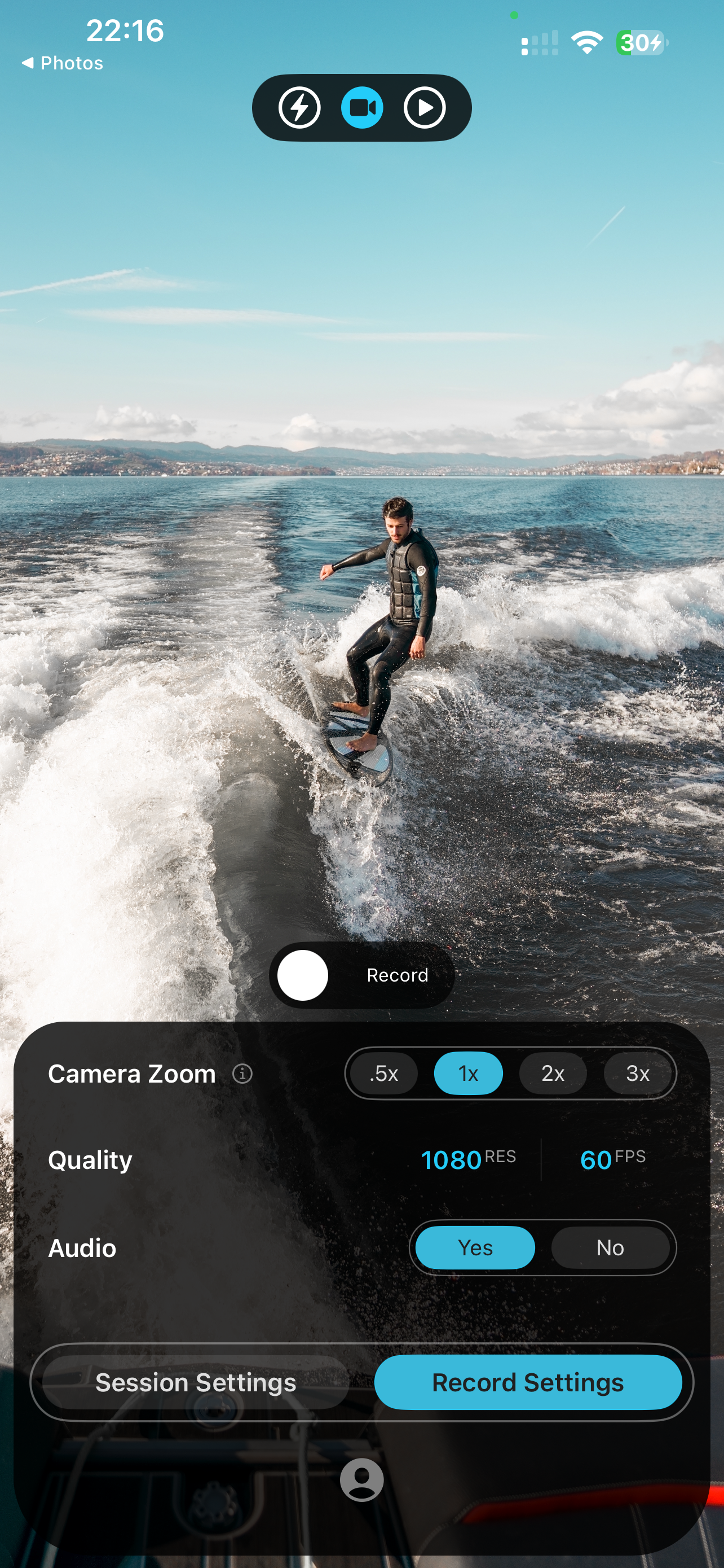 Camera Settings Control